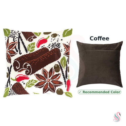 Needlepoint Pillow Kit "Cinnamon"