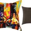 Needlepoint Pillow Kit "Still Life with Wine Bottles"