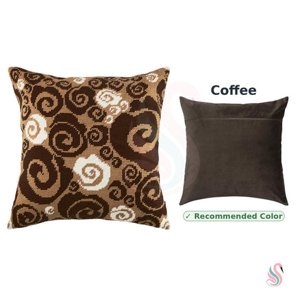 Needlepoint Pillow Kit "Cappuccino"