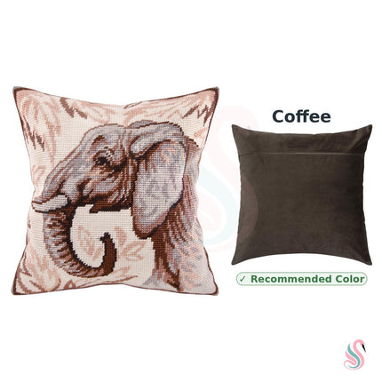 Needlepoint Pillow Kit "Elephant"
