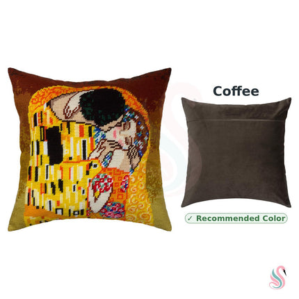 Needlepoint Pillow Kit "The Kiss"