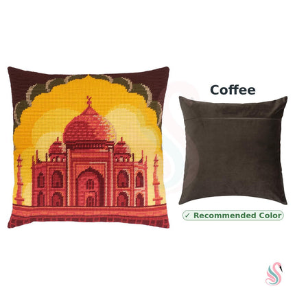Needlepoint Pillow Kit "Taj Mahal"