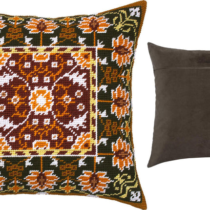 Needlepoint Pillow Kit "Little Flowers Pattern"