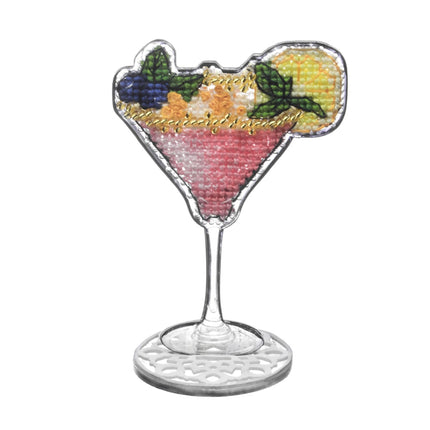 DIY Cross-Stitch Kit: "Cocktail Charm"