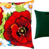Cross Stitch Pillow Kit "Poppies with daisies"