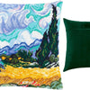 Needlepoint Pillow Kit "Wheat Field with Cypresses"