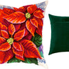 Needlepoint Pillow Kit "Poinsettia"