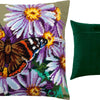 Needlepoint Pillow Kit "Red Admiral on Michaelmas Daisies"