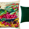 Needlepoint Pillow Kit "Sparrow and Cherries"