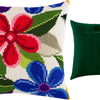 Cross Stitch Pillow Kit "Fantasy Flowers"