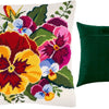 Needlepoint Pillow Kit "Violas"