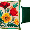Needlepoint Pillow Kit "Bouquet of Poppies"