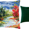 Needlepoint Pillow Kit "Rubies of Autumn"