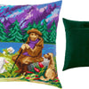 Needlepoint Pillow Kit "Blue Mountains"