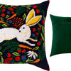 Needlepoint Pillow Kit "Hare on Black"