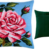 Cross Stitch Pillow Kit "Rose"