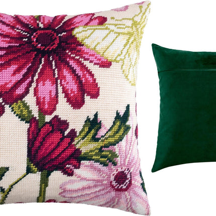 Needlepoint Pillow Kit "Asters"