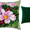Needlepoint Pillow Kit "Christmas Flowers"