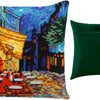 Needlepoint Pillow Kit "Café Terrace at Night"