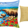 Needlepoint Pillow Kit "Sea coast"
