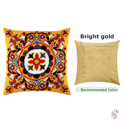 Needlepoint Pillow Kit "Persian Rosette"