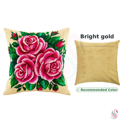 Needlepoint Pillow Kit "Three Roses"