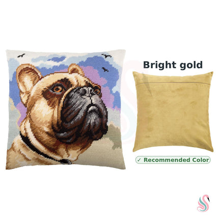 Needlepoint Pillow Kit "French Bulldog"