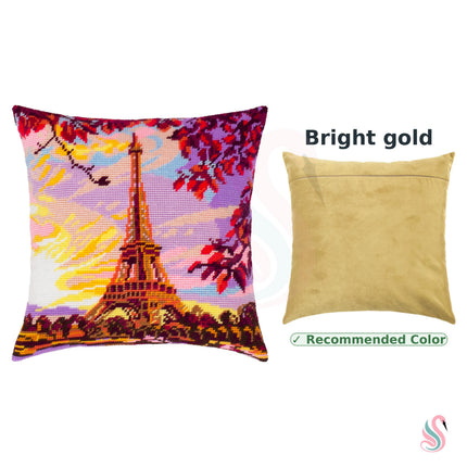 Needlepoint Pillow Kit "Evening Paris"