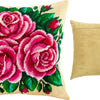 Needlepoint Pillow Kit "Three Roses"