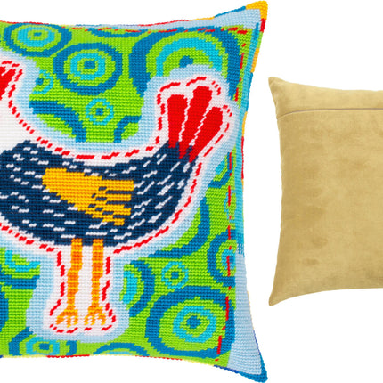 Needlepoint Pillow Kit "Rooster"