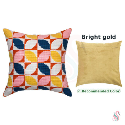 Needlepoint Pillow Kit "Golden Age Pattern"