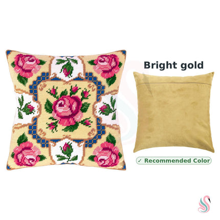 Needlepoint Pillow Kit "Roses"