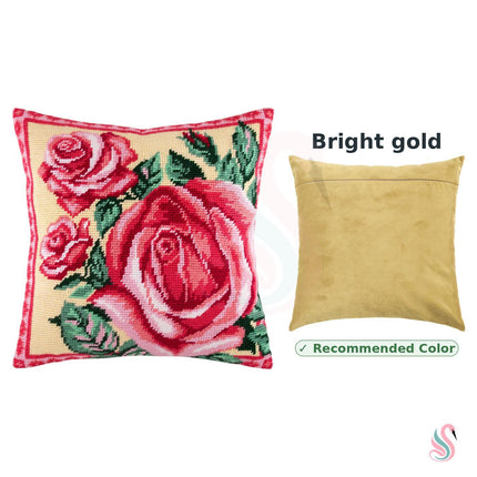 Needlepoint Pillow Kit "Rose"