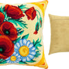 Needlepoint Pillow Kit "Bouquet of Wildflower"