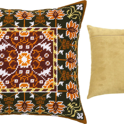 Needlepoint Pillow Kit "Little Flowers Pattern"