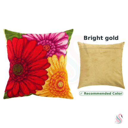 Needlepoint Pillow Kit "Gerbera"
