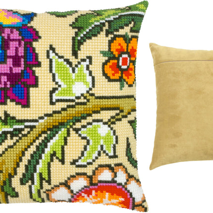 Cross Stitch Pillow Kit "Strawberries (series Tree), J. G. Dearl"