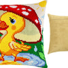 Cross Stitch Pillow Kit "Duckling"