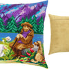 Needlepoint Pillow Kit "Blue Mountains"