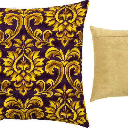 Needlepoint Pillow Kit "Royal Tapestry"