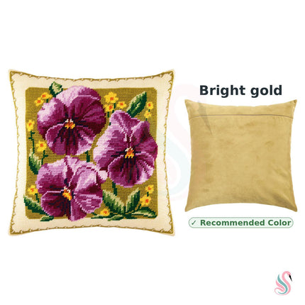 Needlepoint Pillow Kit "Viola"