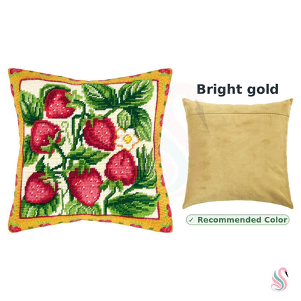 Needlepoint Pillow Kit "Strawberry"