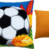 Cross Stitch Pillow Kit "Soccer"
