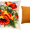 Cross Stitch Pillow Kit "Poppies, C. Klein"