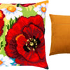 Cross Stitch Pillow Kit "Poppies with daisies"