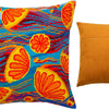 Needlepoint Pillow Kit "Jellyfish at Sunsetting"