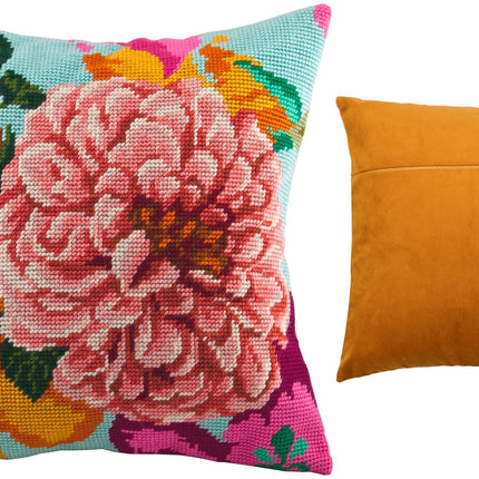 Needlepoint Pillow Kit "Tea Rose"