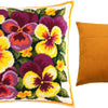 Needlepoint Pillow Kit "Violas"