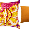 Needlepoint Pillow Kit "Orange Flamingo"