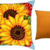 Needlepoint Pillow Kit "Sunflowers and viburnum"